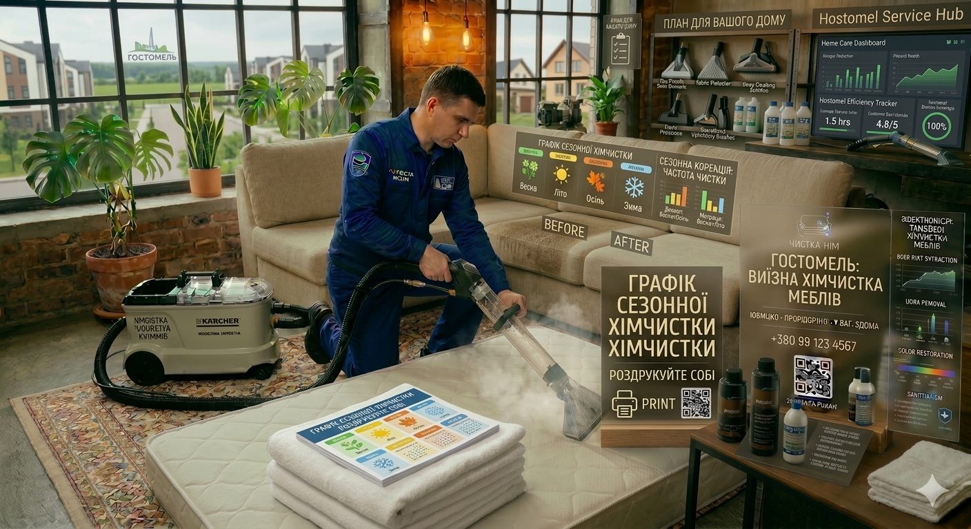 Графік сезонної хімчистки — роздрукуйте собі